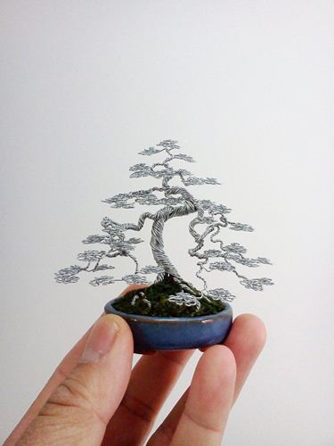 Bonsai od žice